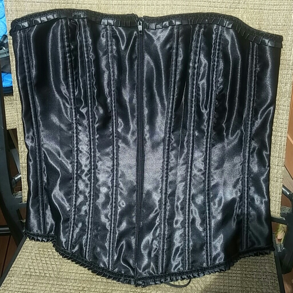 Sexy Black Corset Bustier